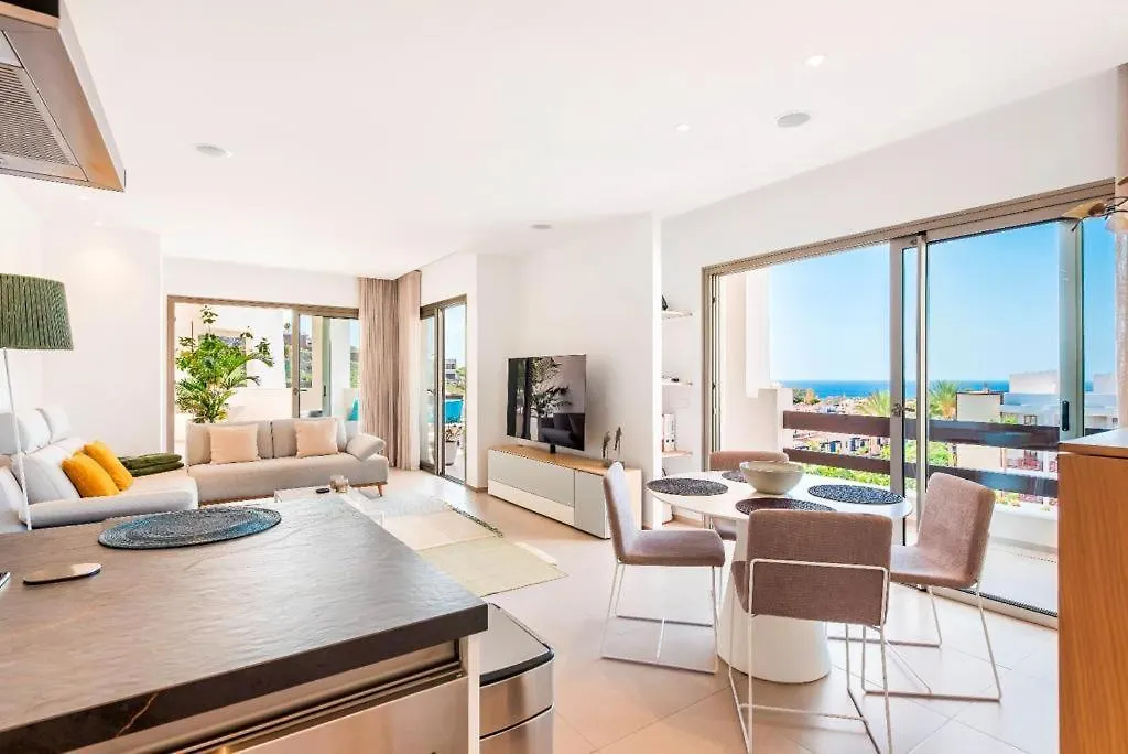 New Luxury Apartment With Sea View In Palm Mar  Palm-mar